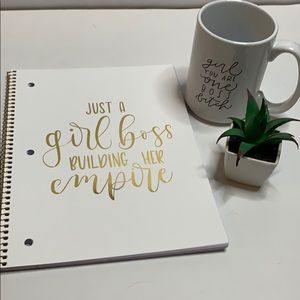 🌵Girl Boss mug and notebook Poshmark